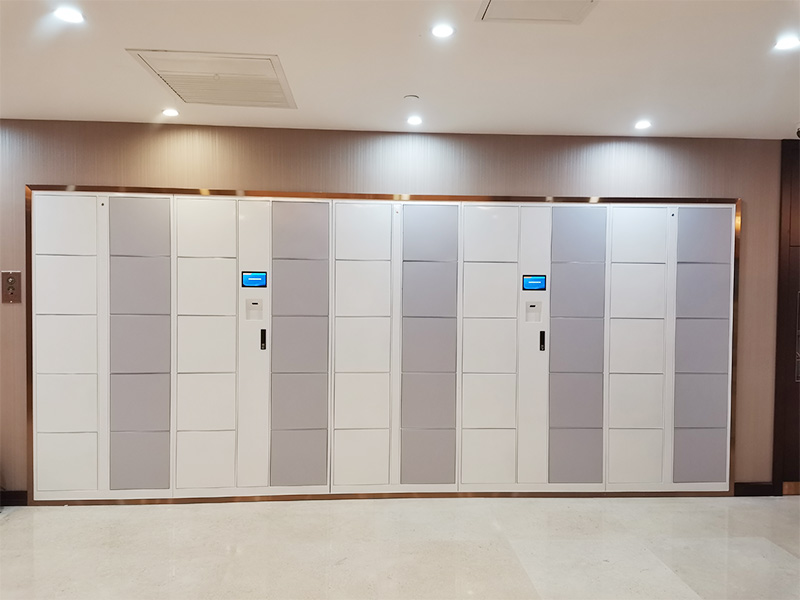 愛康國賓北京磁器口分院（博惠門診）智能寄存柜調試完畢